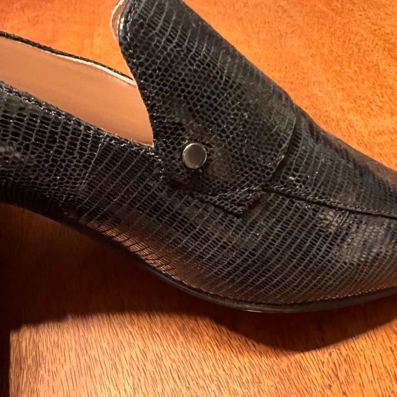 27 Edit by Naturalizer Shoes | Black Pointed Toe Loafer sz 8.5 - Picture 5 of 5